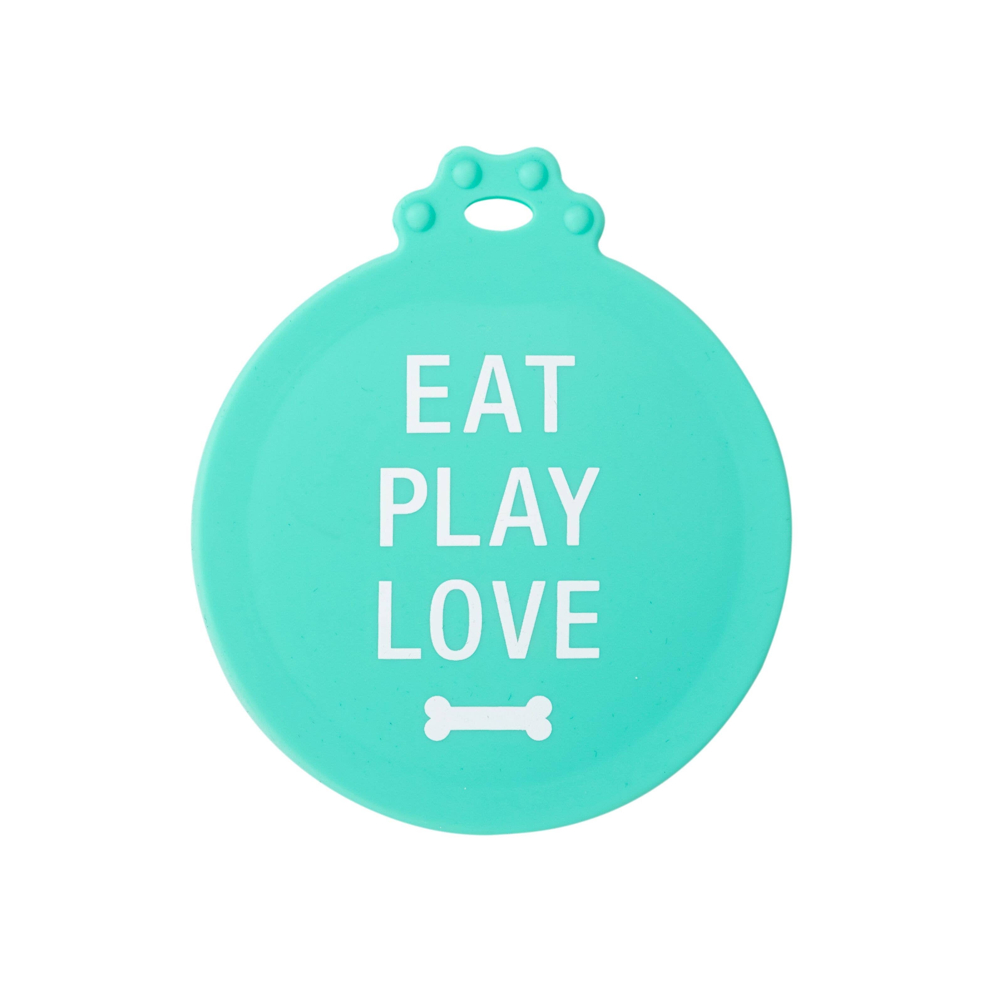 Eat Play Love Dog Food Can Cover