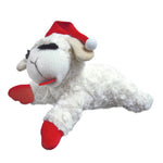Multipet Holiday Lamb Chop w/ Santa Hat 6 in