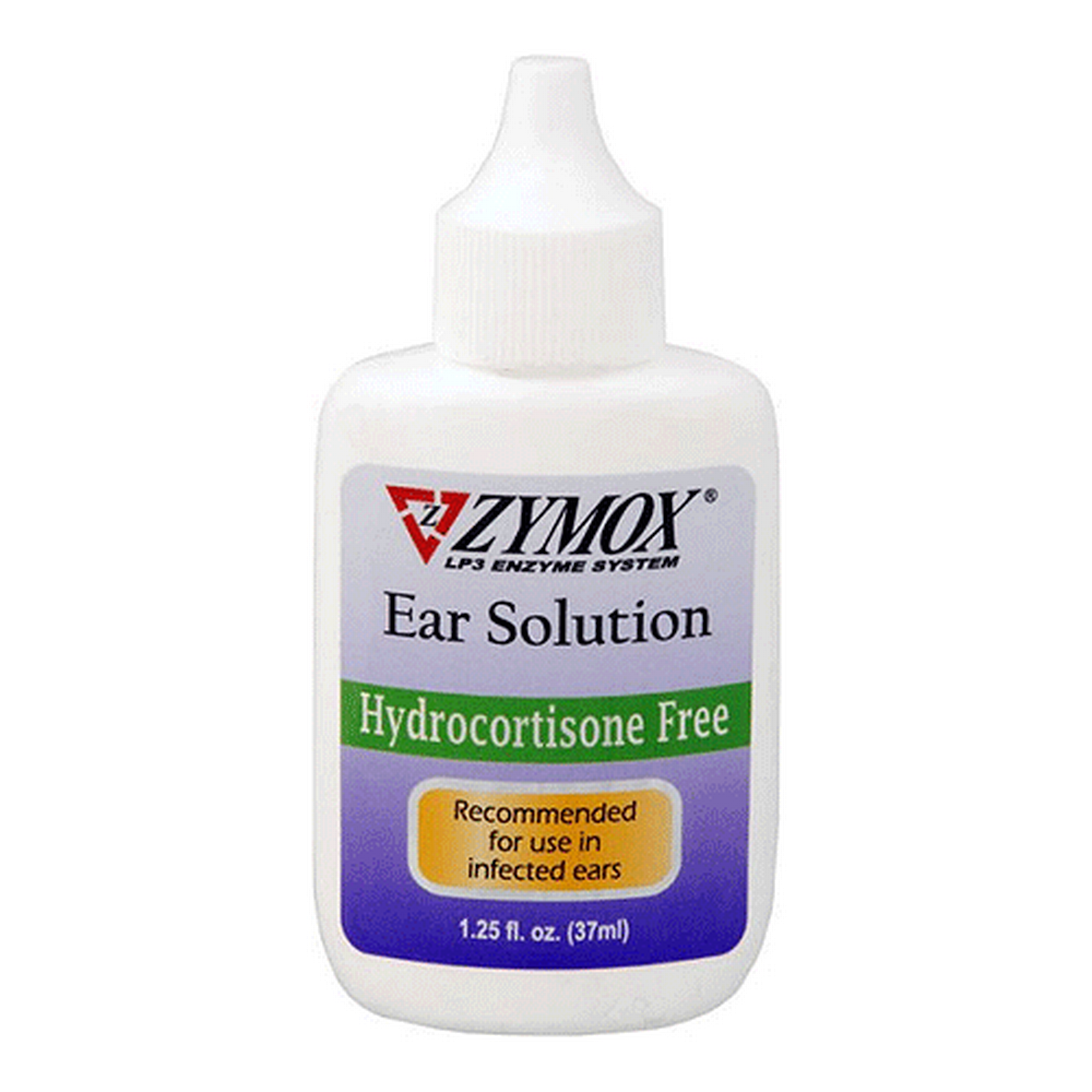 Zymox Ear Solution Hydrocortisone Free