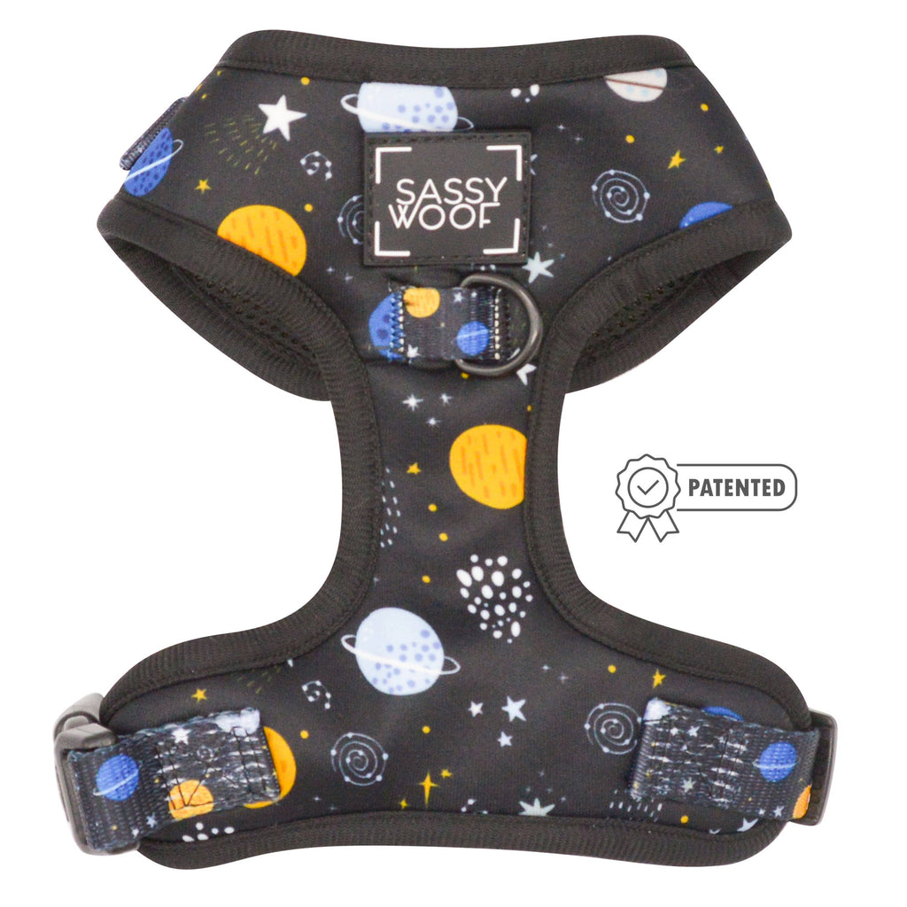 Outer Space Adjustable Dog Harness