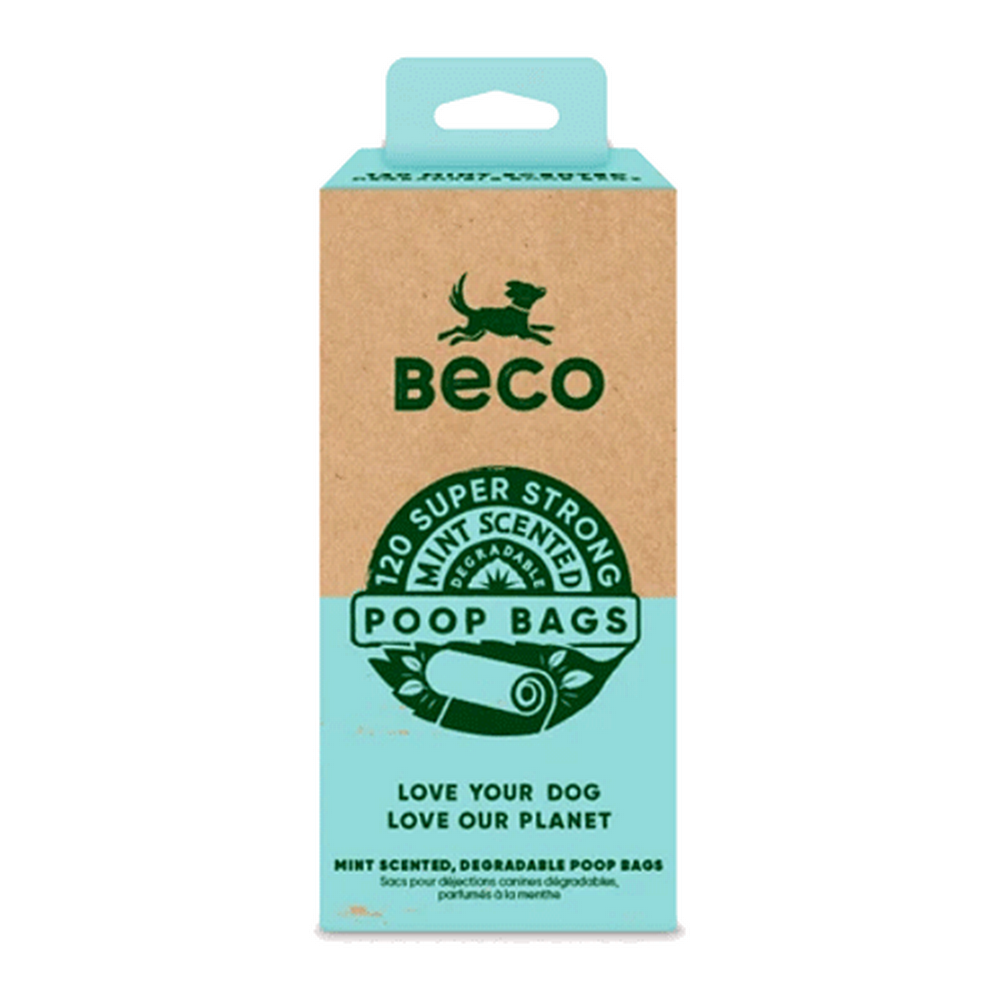 Beco Mint Scented Poop Bags 120ct