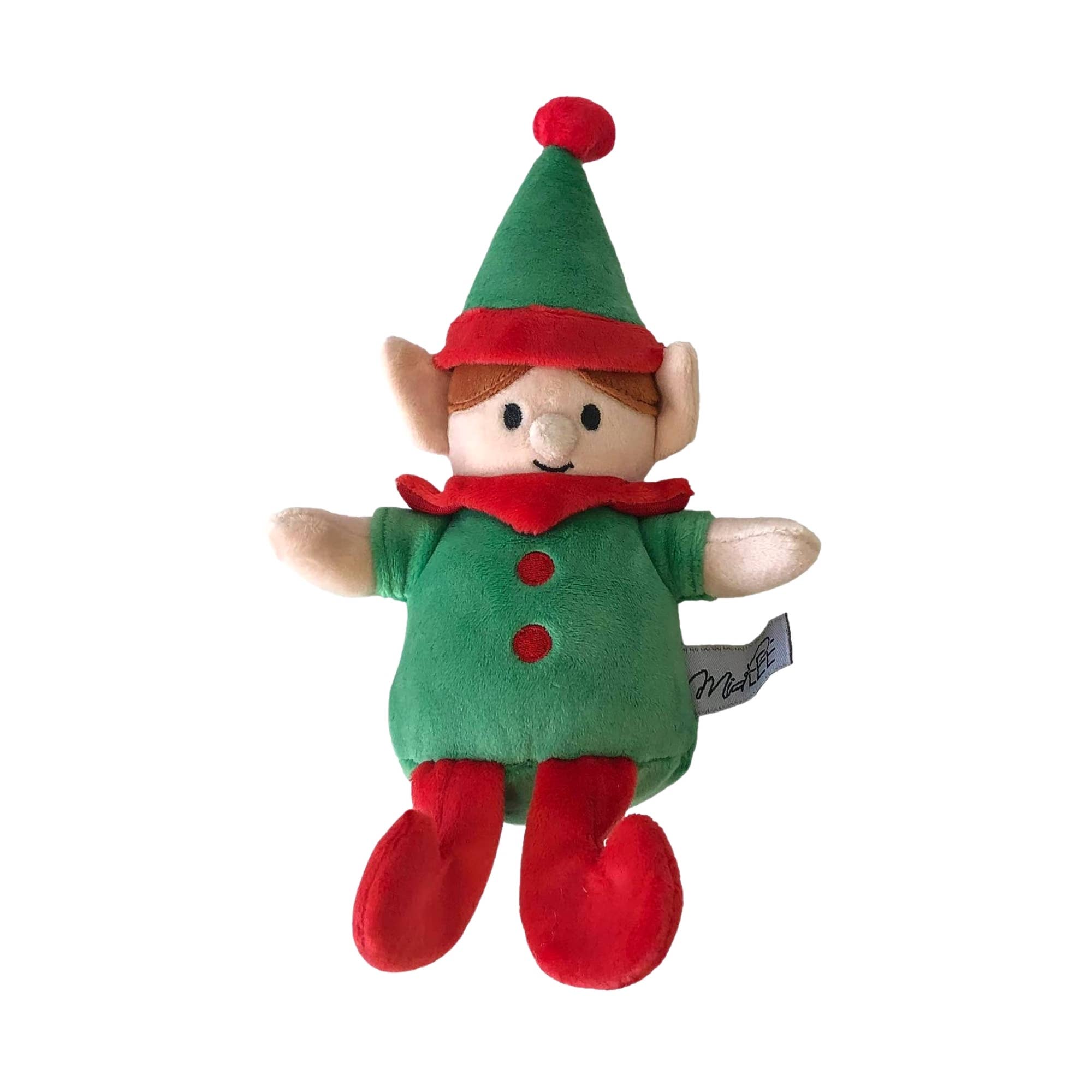 Christmas Elf Plush Dog Toy