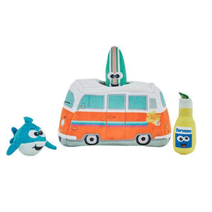 Hide A Surf Van Multi Color Dog Toy