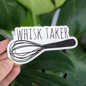 Whisk Taker Die Cut Sticker