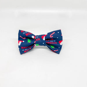 Naughty is the New Nice Christmas Pet Bow Tie