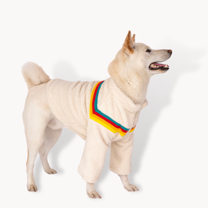 Rainbow Sherpa Dog Jacket