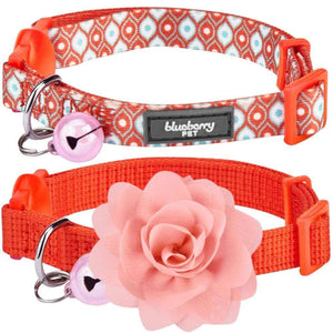 The Floral Power of All in One Cat Collar, 2 Pack